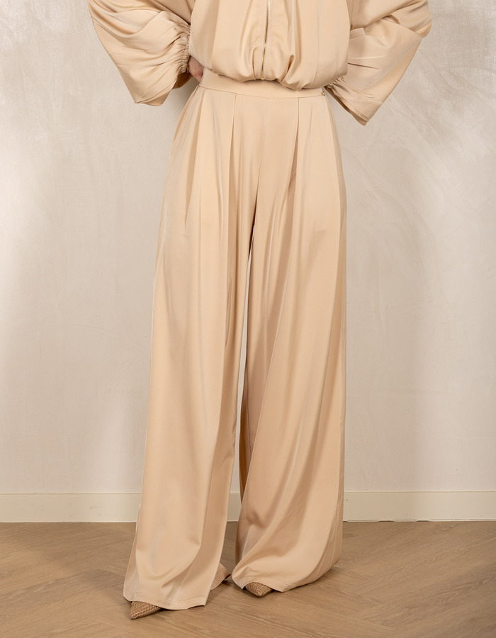 Nukus geklede broek beige