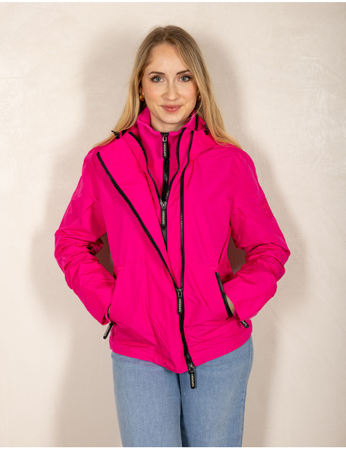 Superdry regenjas roze