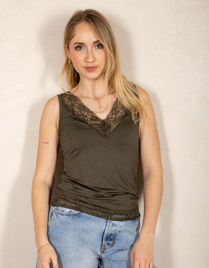 Amelie Amelie tops kaki