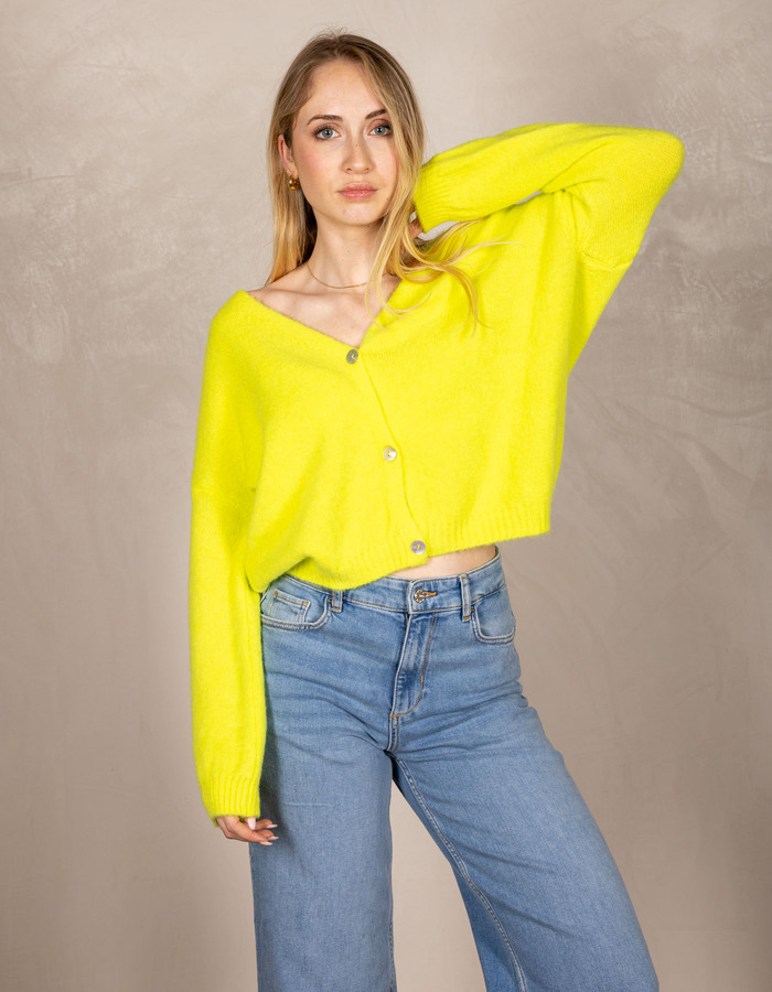 Beau Et Lou lange mouw pull geel