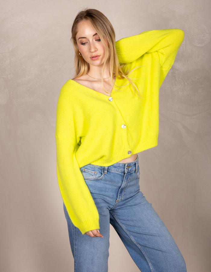 Beau Et Lou lange mouw pull geel