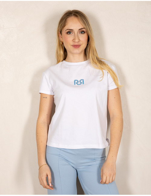 Rinascimento t-shirt korte mouw wit