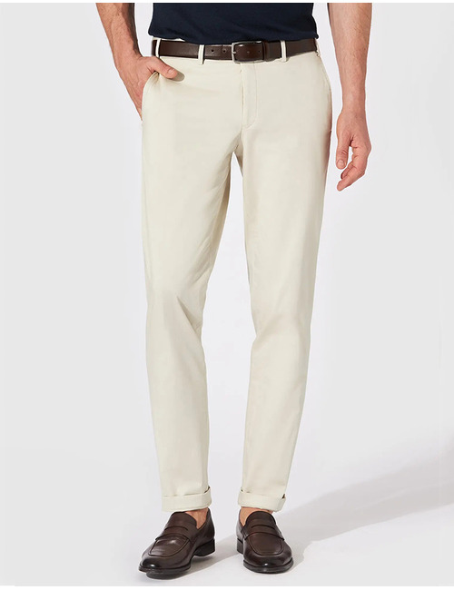 Tilo business chino slim fit in light beige