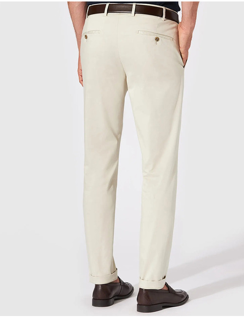 Tilo business chino slim fit in light beige