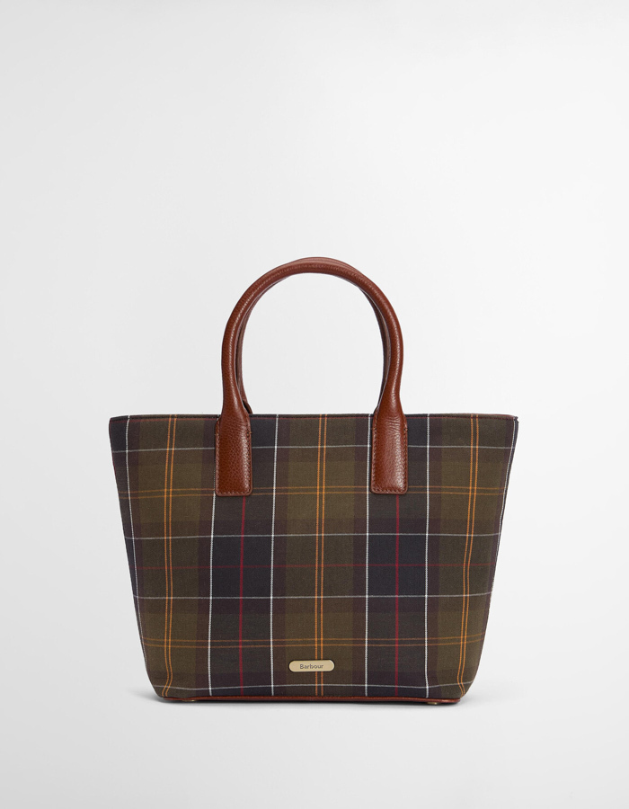 Birch tartan tote bag in classic tartan