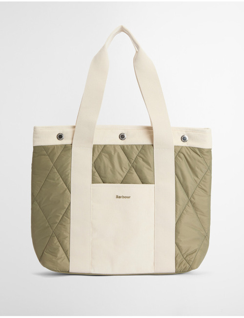 Healy tote bag in bleached olive