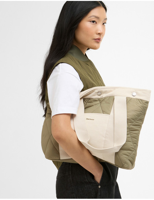Healy tote bag in bleached olive