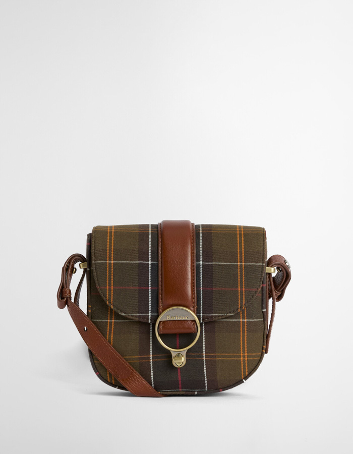 Elm tartan crossbody bag in classic tartan