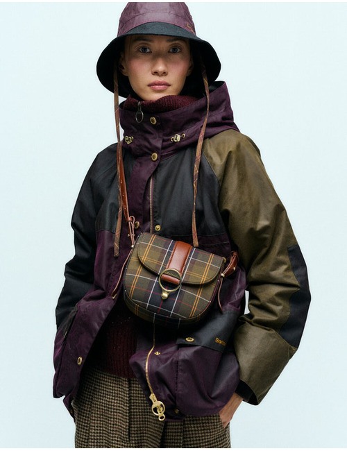 Elm tartan crossbody bag in classic tartan