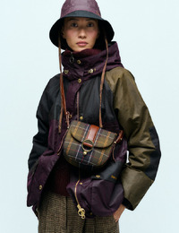 Elm tartan crossbody bag in classic tartan