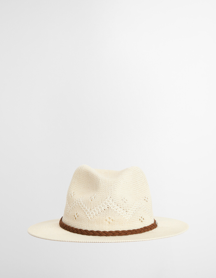 Flowerdale trilby summer hat in cream