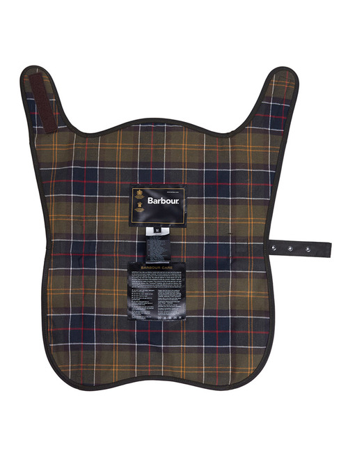 Wax dog coat in olive