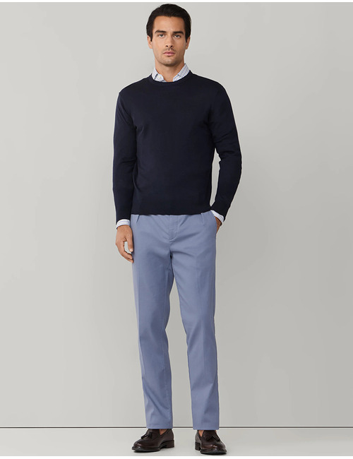 Cotton cashmere crew neck jumper in old navy