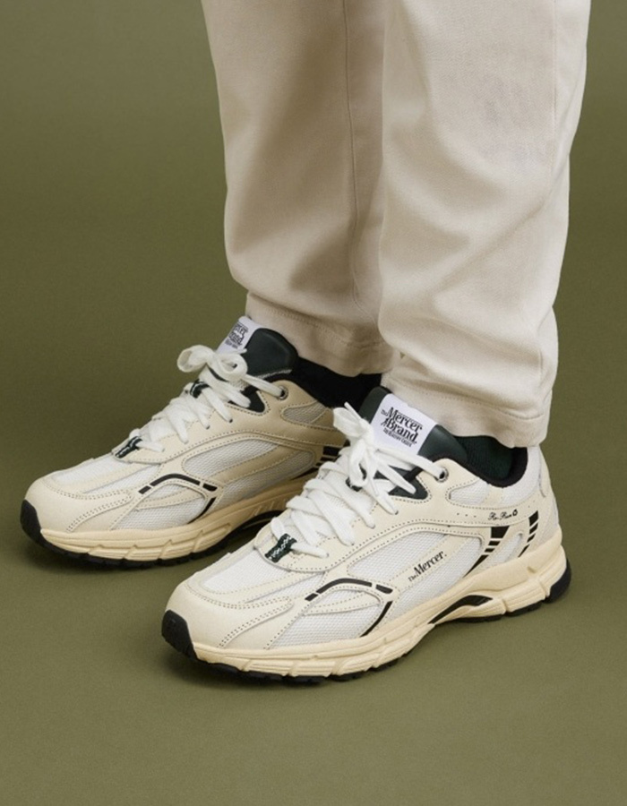 The Re Run classic sneaker in off white