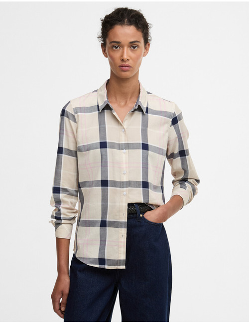 Bredon check shirt in neutral check