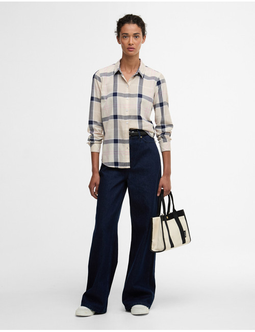 Bredon check shirt in neutral check