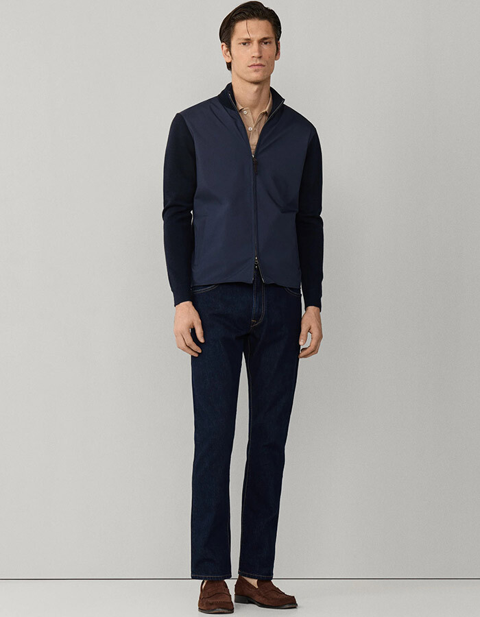 Travel hybrid full zip jacket in old navy