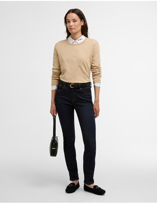 Clover knitted jumper in safari