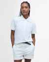 Bowford polo top mid layer in white