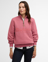 Cynthia half zip sweatshirt in wildberry