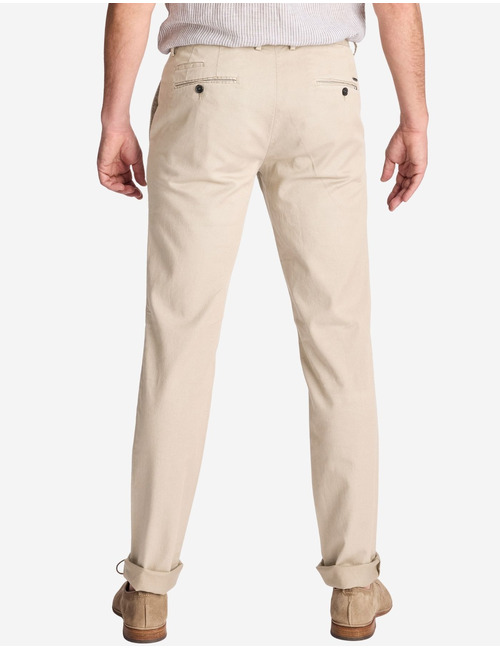 Zilton regular fit broek taupe