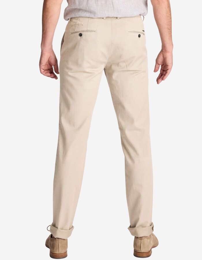 Zilton regular fit broek taupe