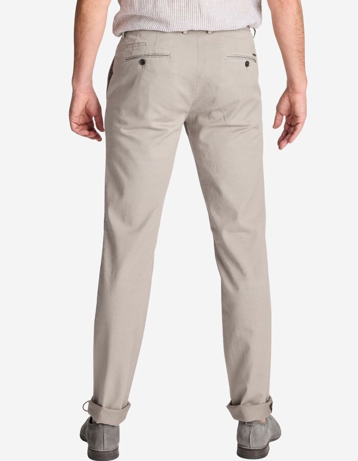 Zilton regular fit broek grijs