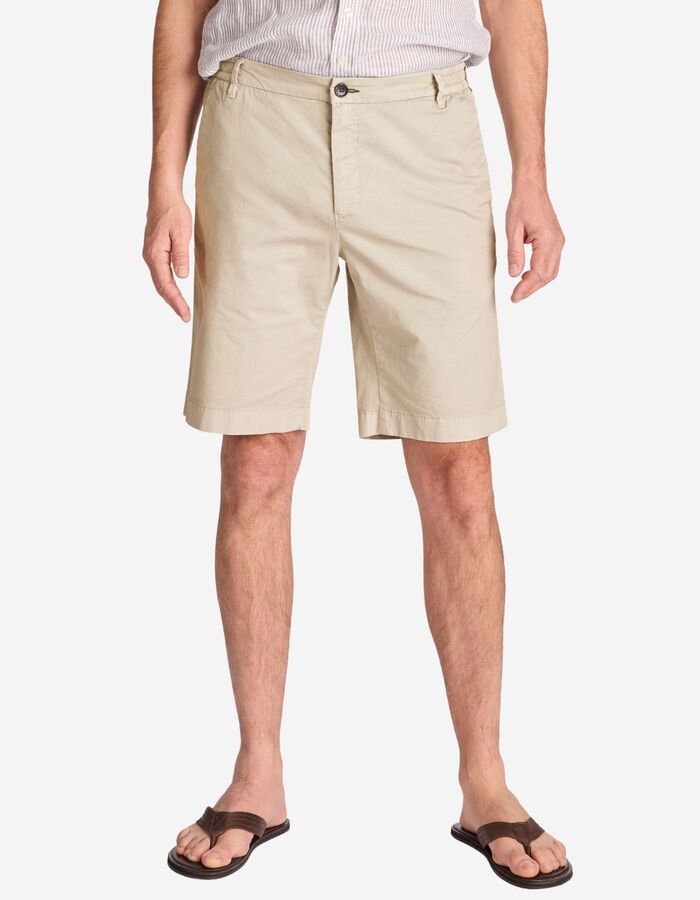 Zilton regular fit bermuda ecru