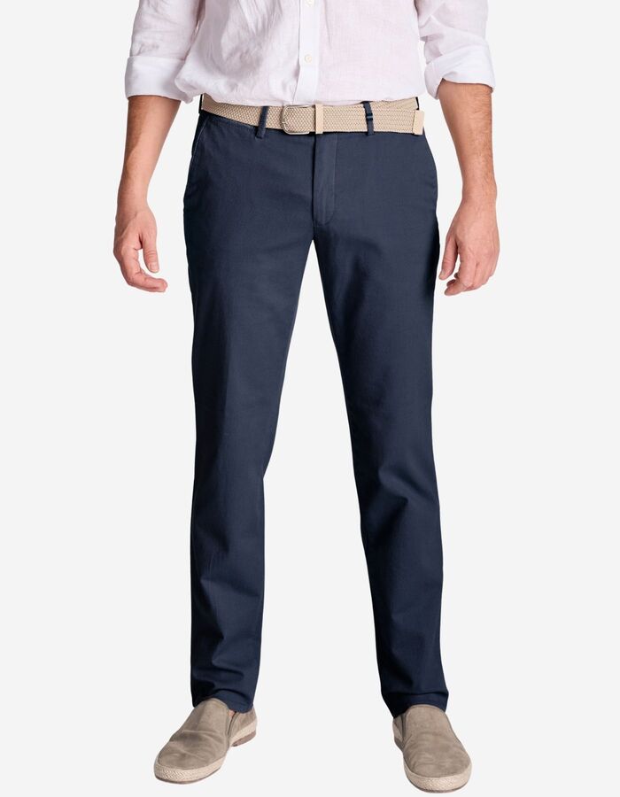 Zilton regular fit broek blauw