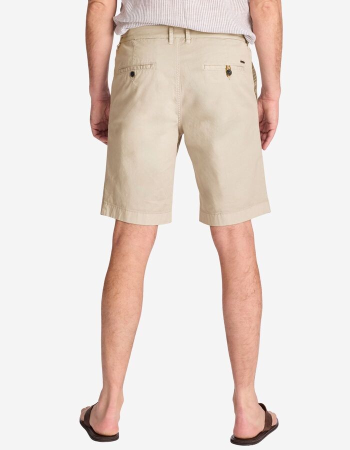 Zilton regular fit bermuda ecru
