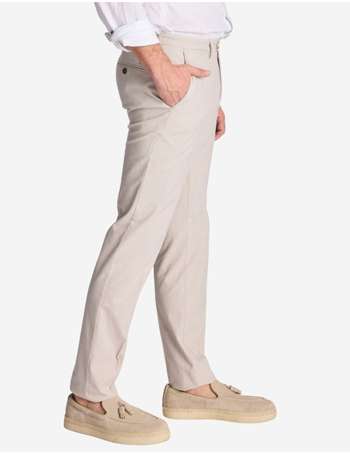Zilton regular fit broek beige