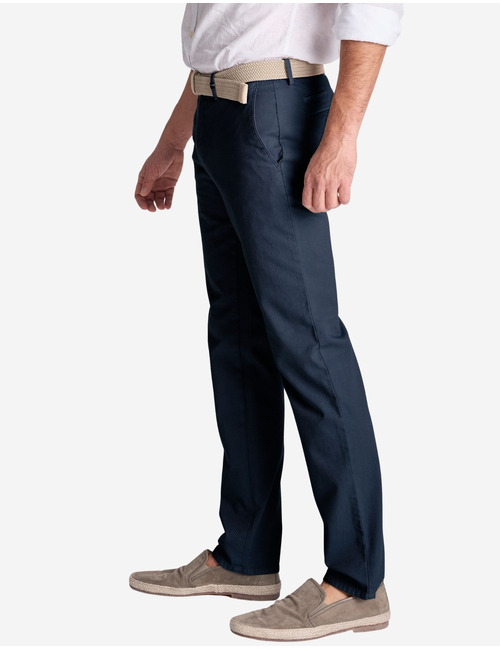 Zilton regular fit broek blauw