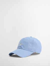Nelson chambray cap in chambray blue