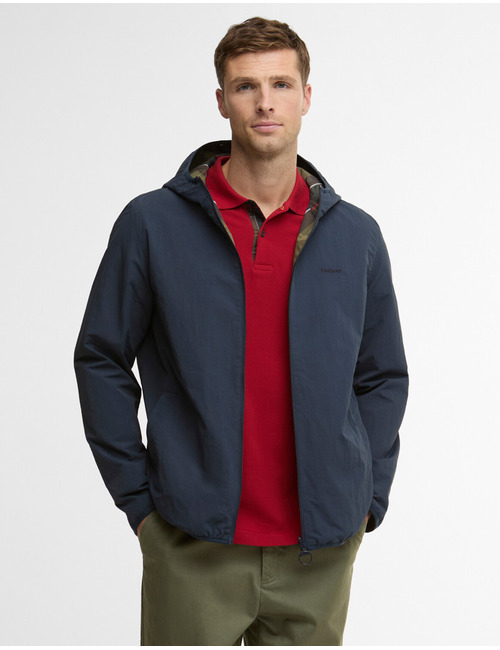 Reversible Kemble showerproof jacket in navy