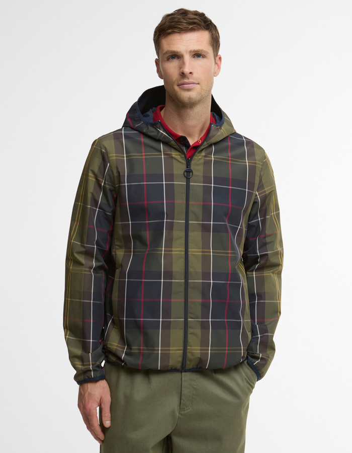 Reversible Kemble showerproof jacket in navy