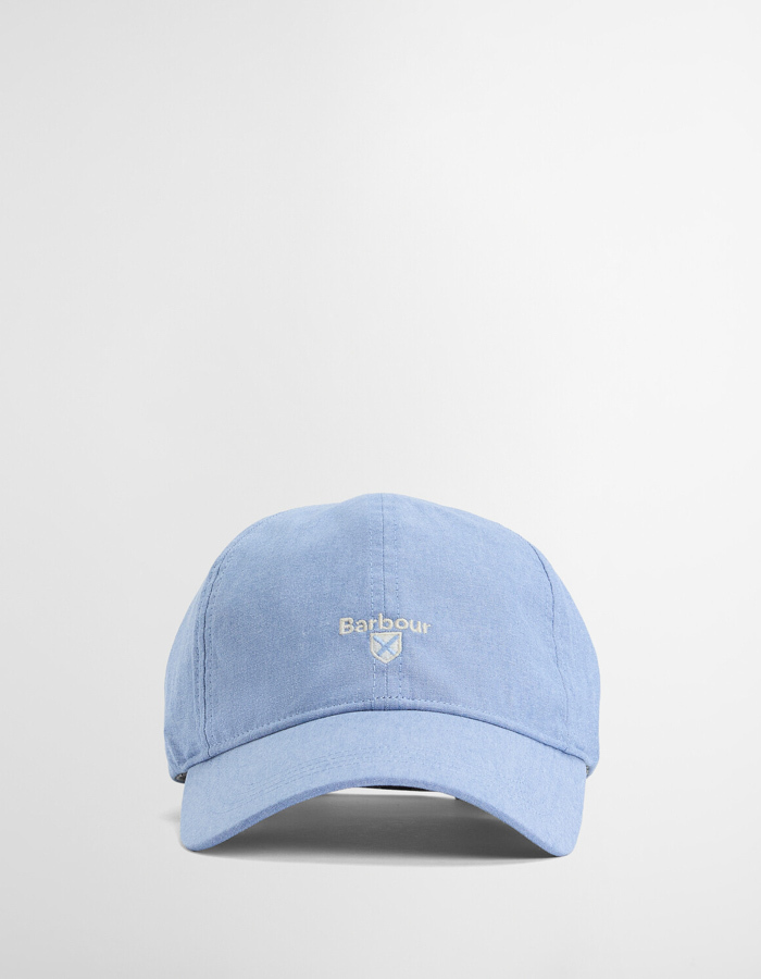 Nelson chambray cap in chambray blue