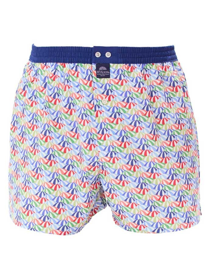 Men boxershort Beach umbrellas multicolor