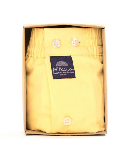 Men boxershort Classic yellow