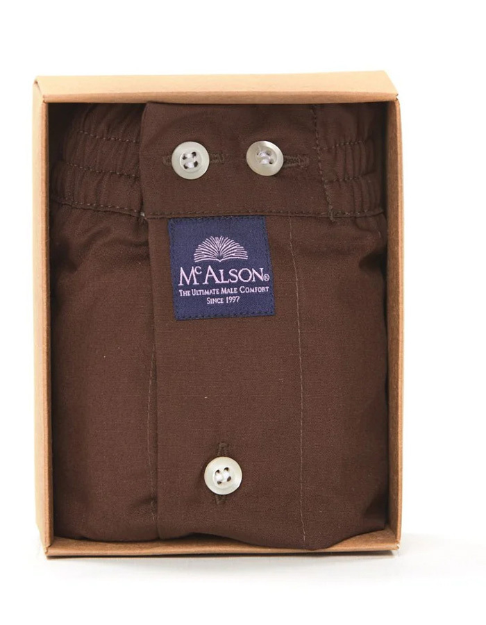 Men boxershort Classic brown