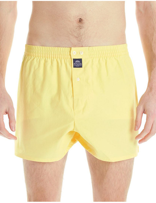 Men boxershort Classic yellow