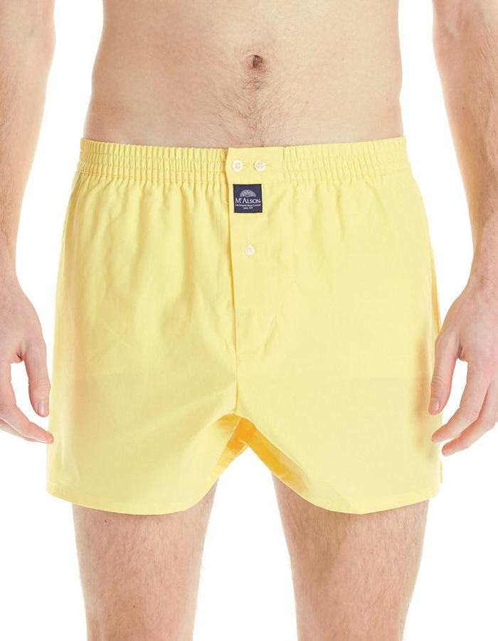 Men boxershort Classic yellow