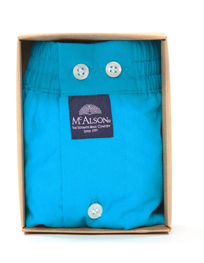 Men boxershort Classic azur blue