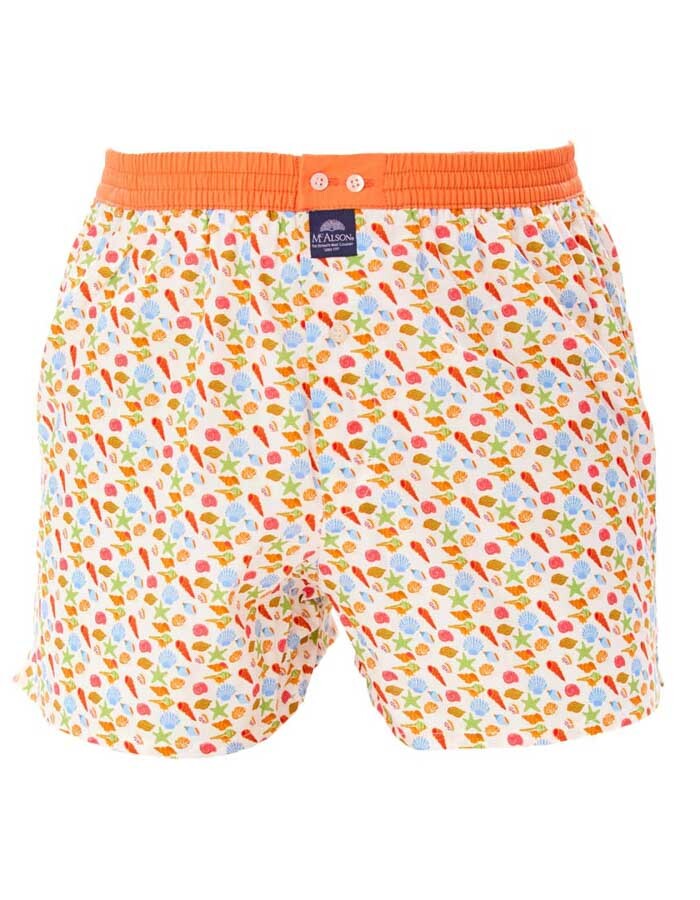 Men boxershort Sea icons white