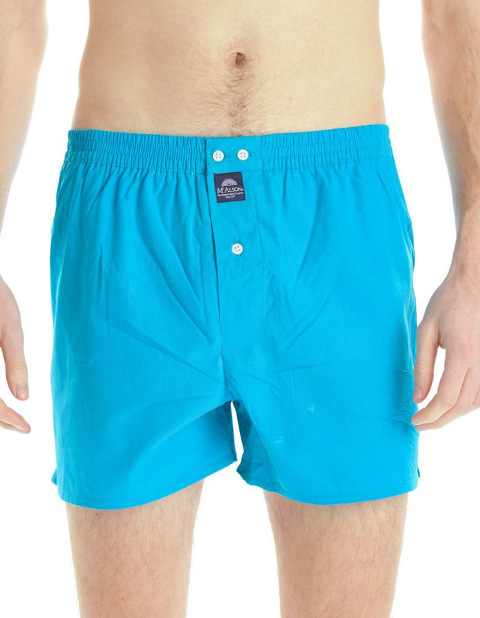 Men boxershort Classic azur blue