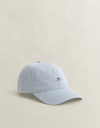 Shield cotton twill cap in muted blue