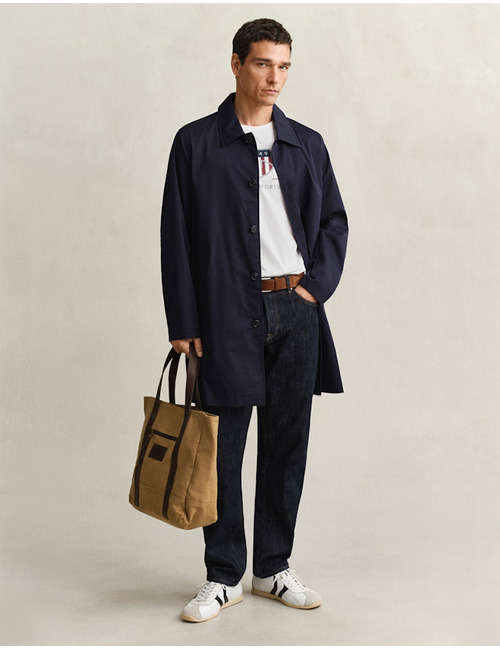 Regular fit T-shirt met archive schildprint in white