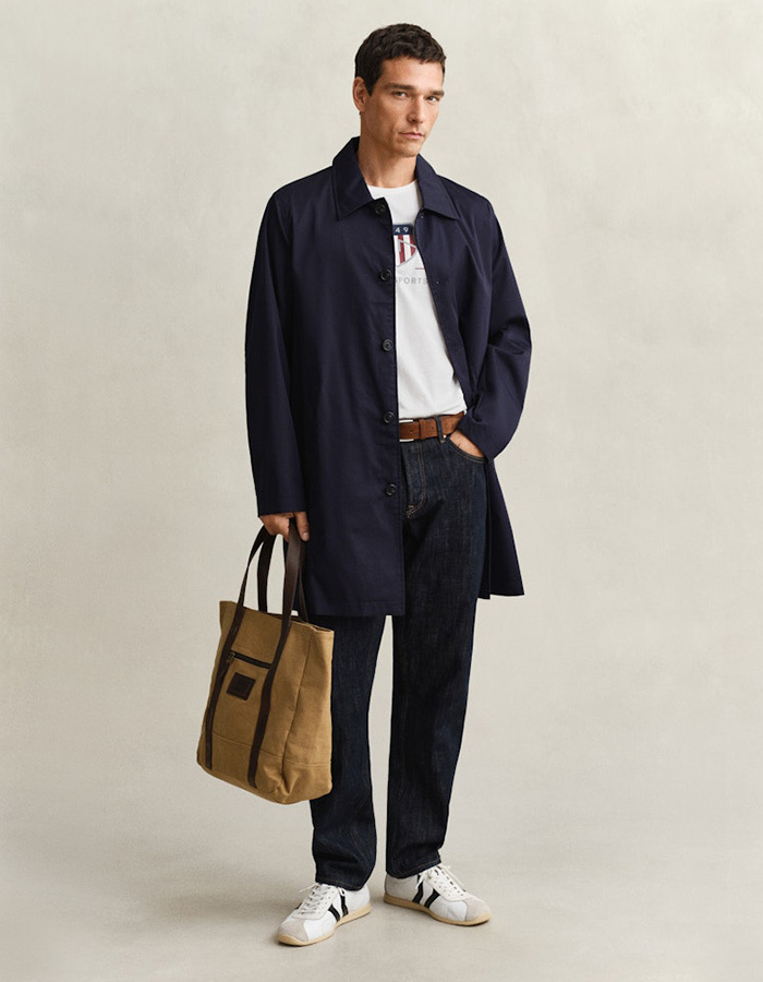 Regular fit T-shirt met archive schildprint in white