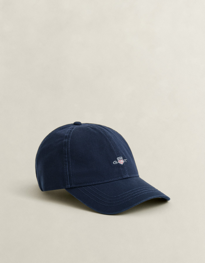 Shield cotton twill cap in marine