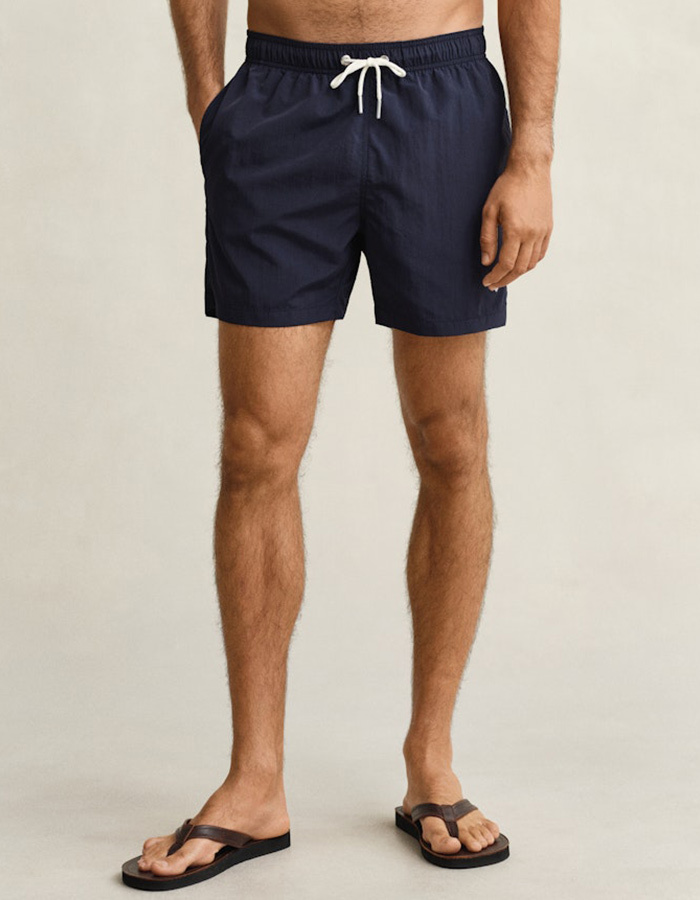 Zwemshort met regular fit in marine