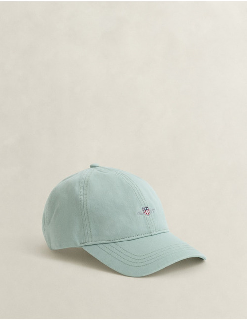 Shield sunfaded cap in washed turquoise